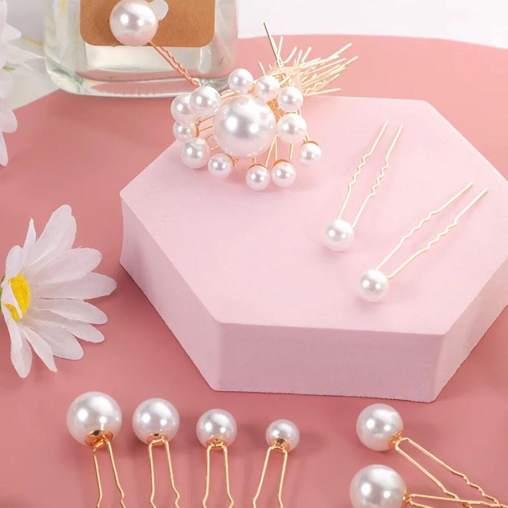 36 Bridal Pearl Hairpins NEW
